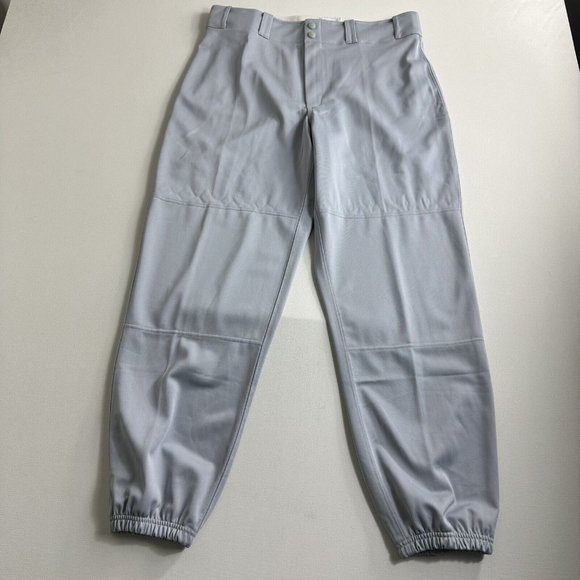 Nike Team Gray Baseball Pants Mens Size Large‎ NEW Without Tag Active Softball - Picture 1 of 8